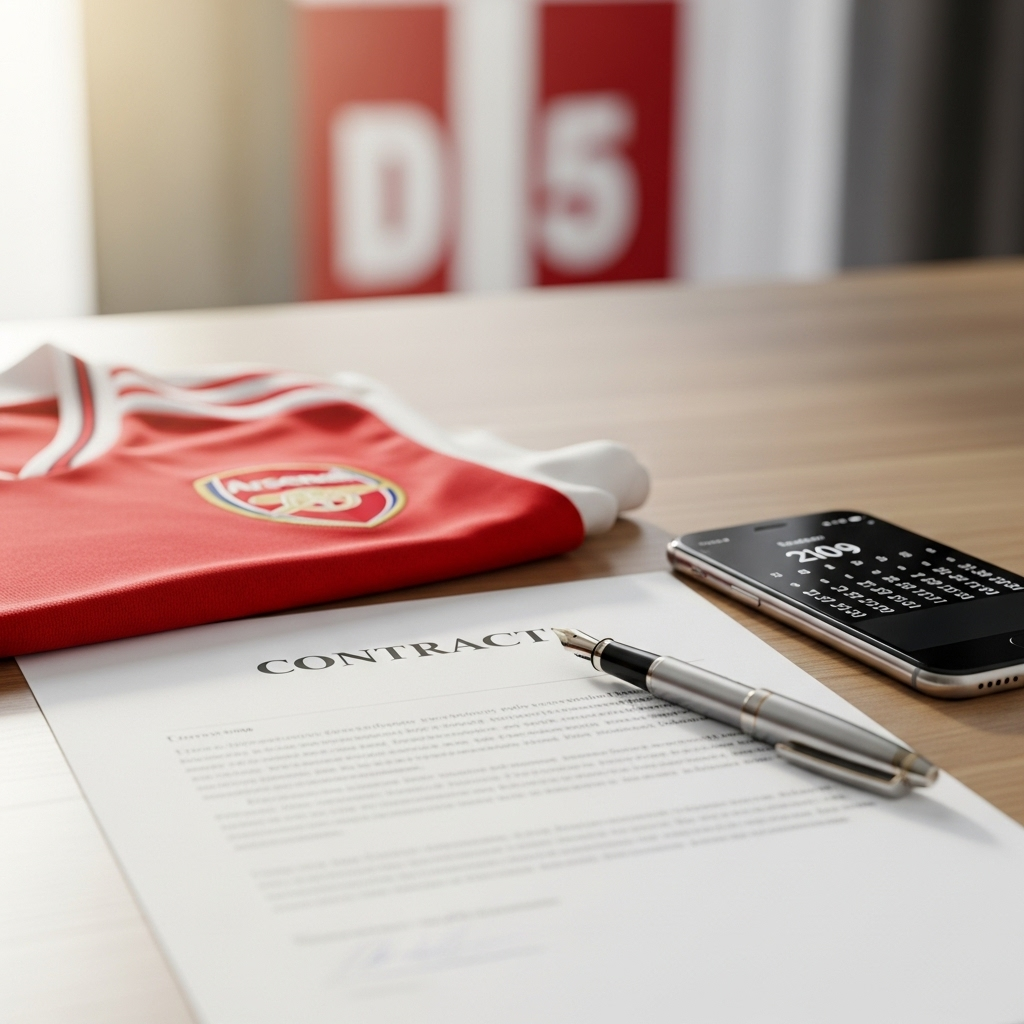 David Raya underskriver kontrakt med Arsenal