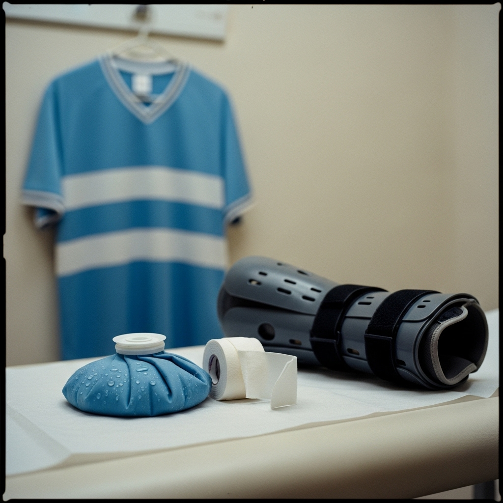 Kevin De Bruyne med et bekymret udtryk på banen efter at have pådraget sig en alvorlig muskelskade.