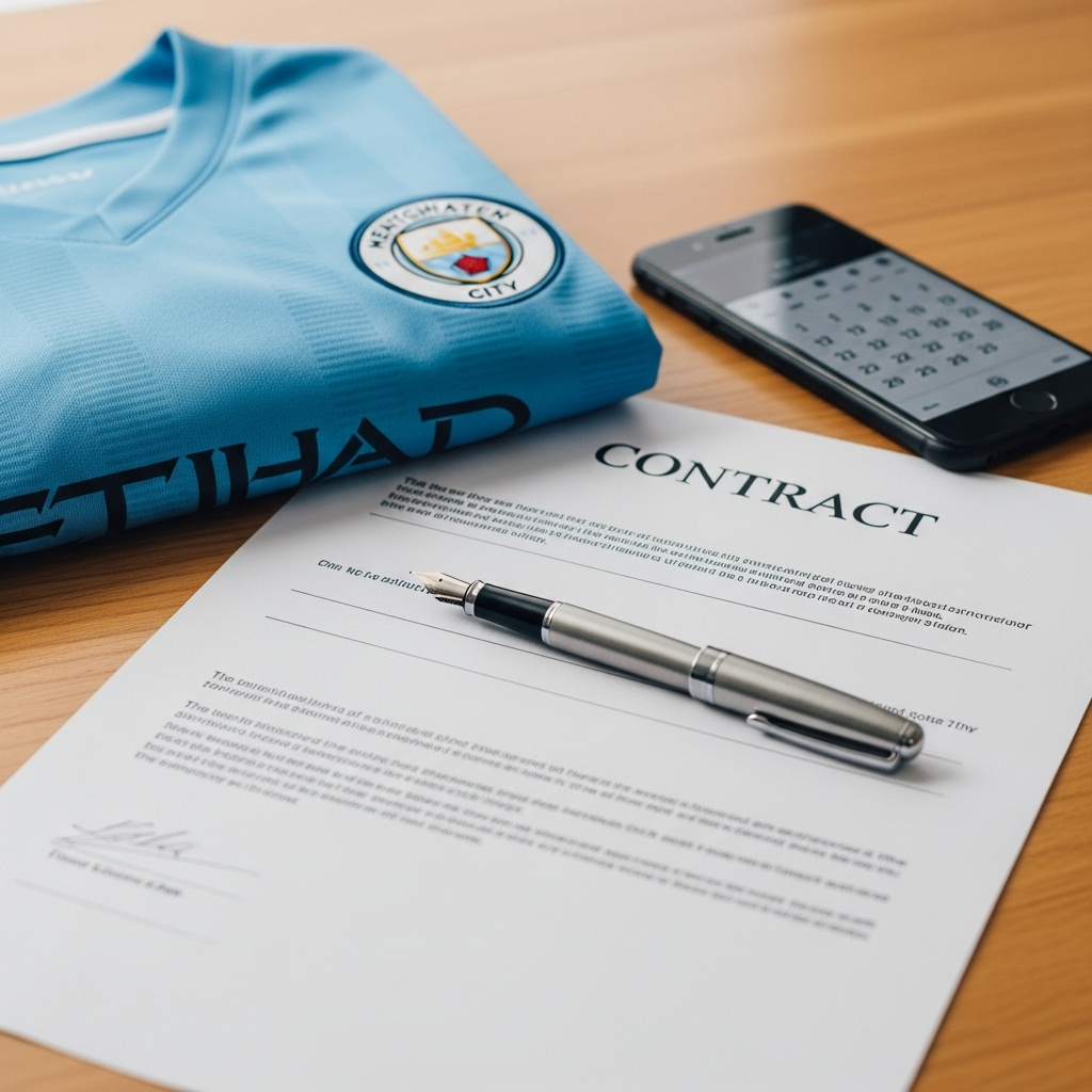 Savinho i Manchester City's trøje