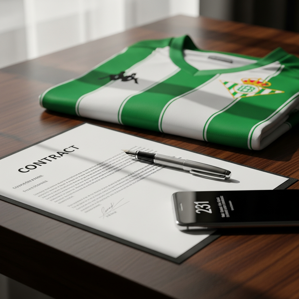 Isco kysser Real Betis' logo efter kontraktforlængelse